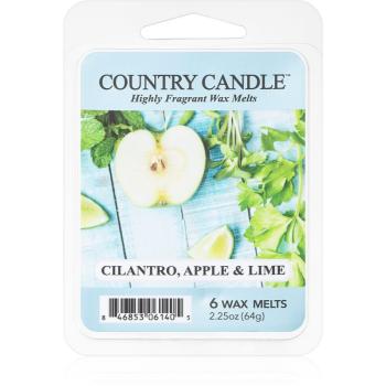 Country Candle Cilantro, Apple & Lime vosk do aromalampy 64 g