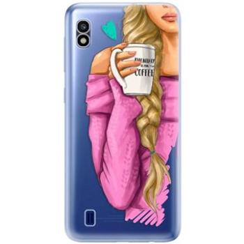 iSaprio My Coffe and Blond Girl pro Samsung Galaxy A10 (coffblon-TPU2_GalA10)