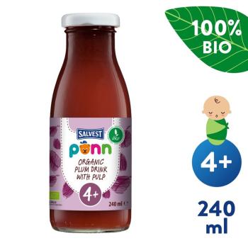 SALVEST Põnn BIO Švestková šťáva s dužinou (240 ml)