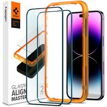 Spigen tR Align Master 2 Pack FC Black iPhone 14 Pro Max (AGL05204)