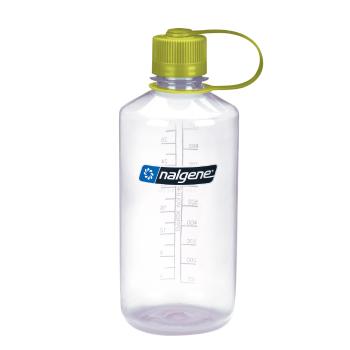 Outdoorová láhev NALGENE Narrow Mouth Sustain 1l  Clear w/Green Cap