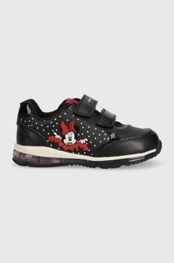 Dětské sneakers boty Geox x Disney černá barva