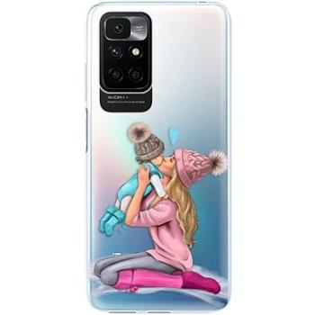 iSaprio Kissing Mom pro Blond and Boy pro Xiaomi Redmi 10 (kmbloboy-TPU3-Rmi10)