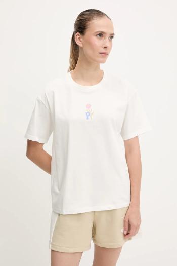 Bavlnené tričko Picture Keynee dámske, biela farba, WTS0592