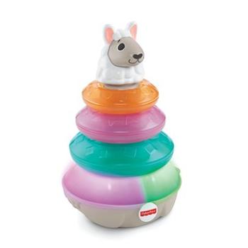 Fisher-Price Linkimals mluvící lama s kroužky CZ (0887961917277)