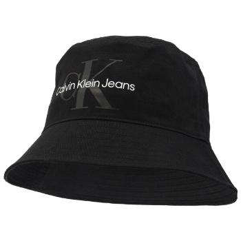 Calvin Klein MONOGRAM SOFT BUCKET HAT Unisexový klobouk, černá, velikost