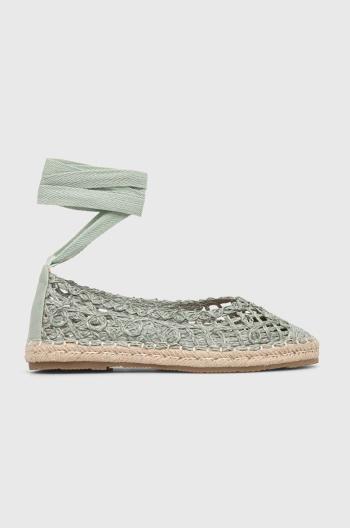 Espadrilky Answear Lab tyrkysová barva