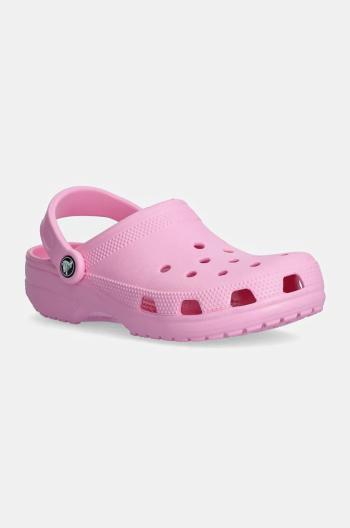 Pantofle Crocs Classic dámské, růžová barva, 10001