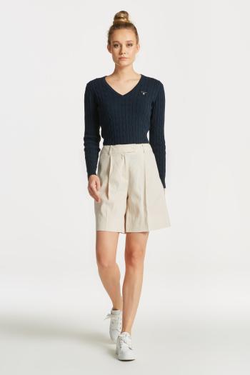 ŠORTKY GANT STRETCH LINEN SHORTS PUTTY