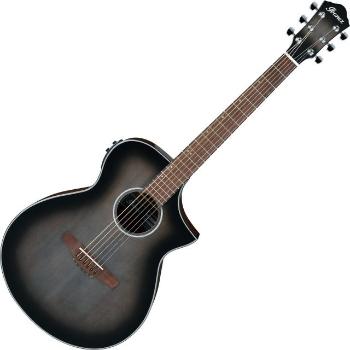 Ibanez AEWC11-TCB Transparent Charcoal Burst Elektroakustická kytara Jumbo