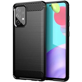 Carbon Case Flexible silikonový kryt na Samsung Galaxy A72 4G, černý (HUR29975)