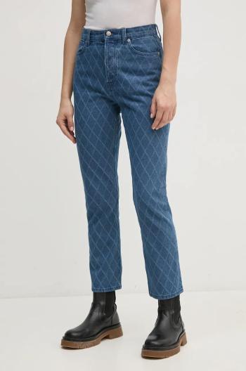 Džíny Pepe Jeans STRAIGHT JEANS UHW DIAMOND dámské, high waist, PL204722