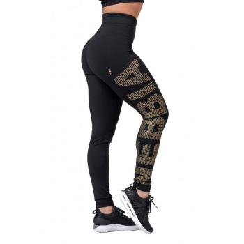 Dámské legíny Nebbia Gold Print 827  Black  XS