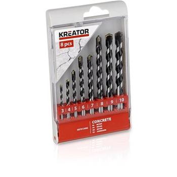 KRT012402 - 8 ks Vrtáků do betonu SET 3-10 mm (KRT012402)