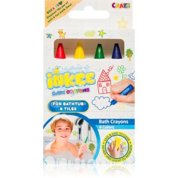 Craze INKEE Bath Crayons barevné tužky do koupele 4 ks