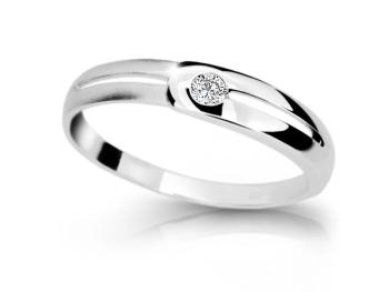 Cutie Jewellery Krásný prsten z bílého zlata se zirkonem Z6874-1049-10-X-2 49 mm
