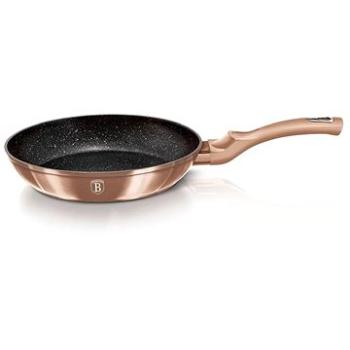 BERLINGERHAUS Pánev s mramorovým povrchem 30 cm Rosegold Metallic Line (BH-1511)