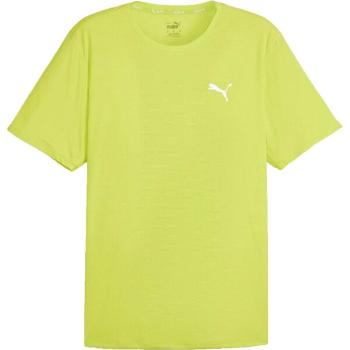 Puma RUN FAVORITE VELOCITY TEE Pánské sportovní triko, světle zelená, velikost