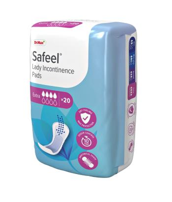 Dr. Max Safeel Lady Incontinence Pads Extra inkontinenční vložky 20 ks