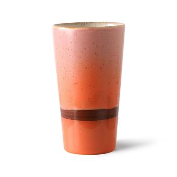 Barevný retro hrnek na latté Mars - Ø 7,5*13cm / 280ml ACE6985