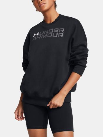 Under Armour Rival Fleece WordmarkOS Crew Mikina Černá