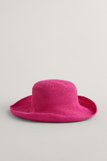 KLOBOUK GANT STRAW HAT RICH PINK