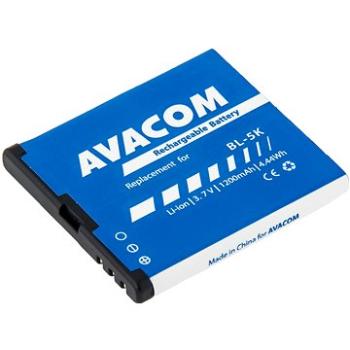 Avacom pro Nokia C7, C7-00, N85, N86, X1-01 Oro, X7-00 Li-Ion 3,7V 1200mAh (GSNO-BL5K-S1200A)