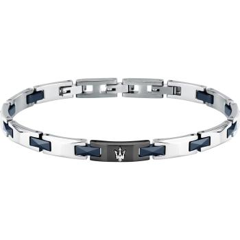 Maserati Stylový pánský náramek z oceli Ceramic JM424ATZ52