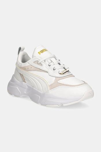 Sneakers boty Puma Cassia Lux bílá barva, 397837