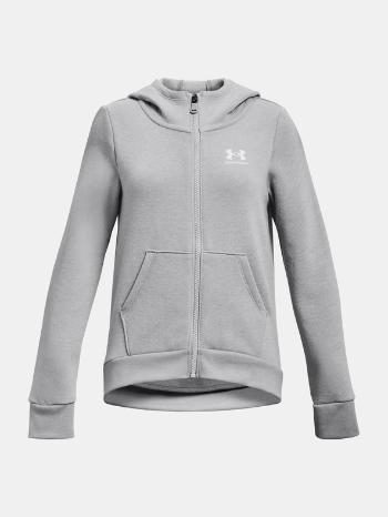 Under Armour Rival Fleece LU FZ Hoodie Mikina dětská Šedá