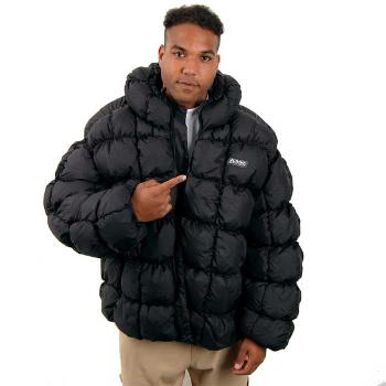 Zimní bunda Karl Kani Sport Patch Square Quilted Puffer Jacket Black - M