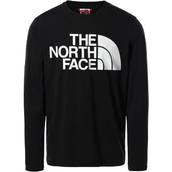 The North Face STANDARD M Pánské triko s dlouhým rukávem, černá, velikost