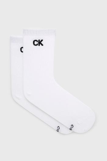 Ponožky Calvin Klein dámské, bílá barva, 701218784