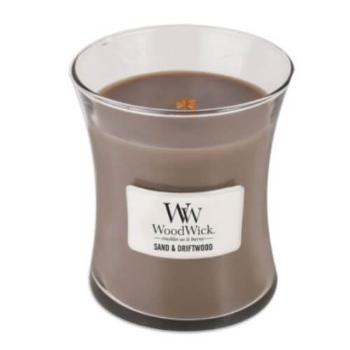 WoodWick Vonná váza střední Sand & Driftwood 275 g