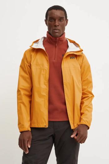 Nepromokavá bunda Helly Hansen Loke pánská, zelená barva, 62252