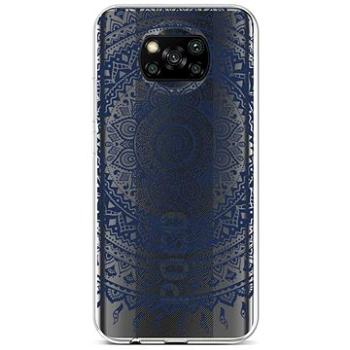 TopQ Xiaomi Poco X3 silikon Navy Mandala 60872 (Sun-60872)