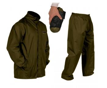 Vass nepromokavý komplet vass-tex w/p breathable jacket & trouser khaki - l