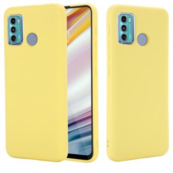 RUBBER Ochranný kryt Motorola Moto G60 žltý