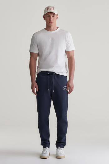 TEPLÁKY GANT SMALL GRAPHIC SWEATPANTS EVENING BLUE