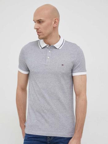 Tommy Hilfiger pánské modro-bílé polo - XXL (YBR)