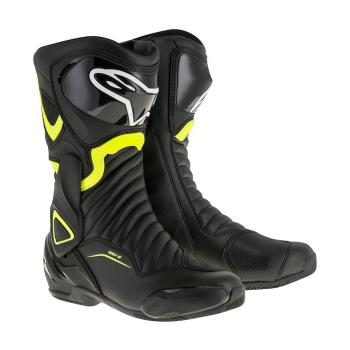 Dámské moto boty Alpinestars S-MX 6 černé/žluté fluo  černé/žluté fluo  46