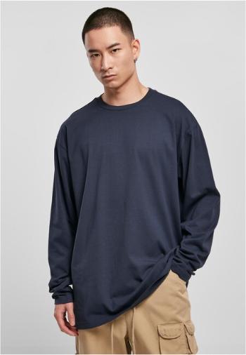 Urban Classics Heavy Oversized Garment Dye Longsleeve darkblue - S