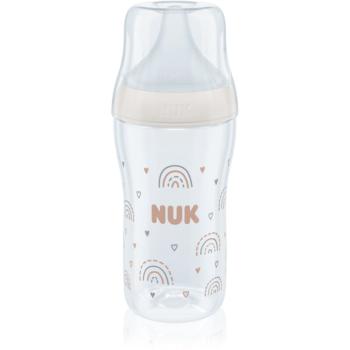 NUK Perfect Match láhev s kontrolou teploty White 260 ml