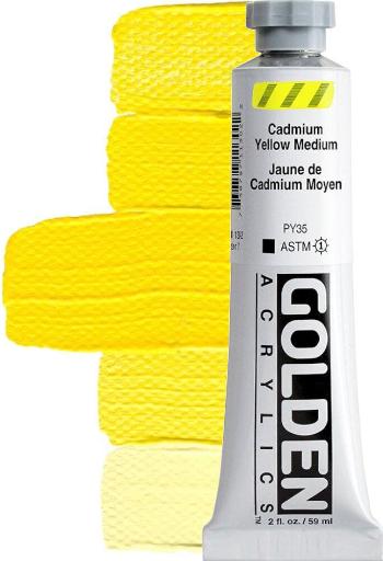 Golden Artist Colors Heavy Body Akrylová barva Cadmium Yellow Medium 59 ml 1 ks
