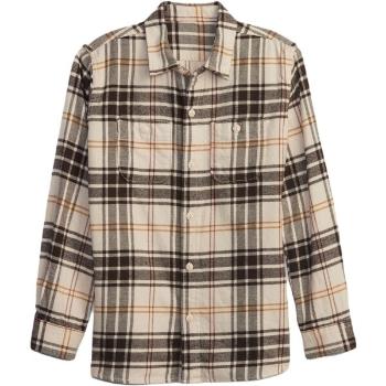 GAP LS FLANNEL Chlapecká košile, béžová, velikost