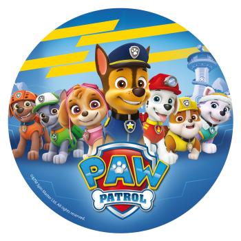 Dekora Jedlý papír - Paw Patrol modrý 20 cm