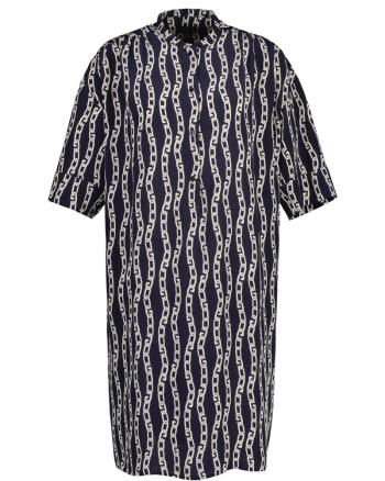 ŠATY GANT REL CHAIN PRINT TUNIC DRESS EVENING BLUE