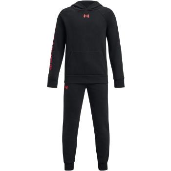 Under Armour RIVAL FLEECE Chlapecká tepláková souprava, černá, velikost