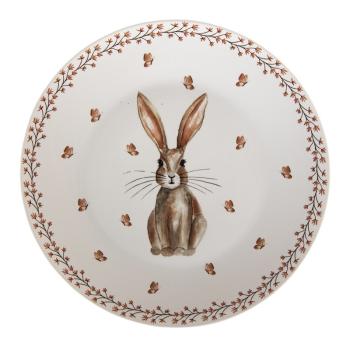 Porcelánový jídelní talíř Rustic Easter Bunny - Ø 26*2 cm REBFP