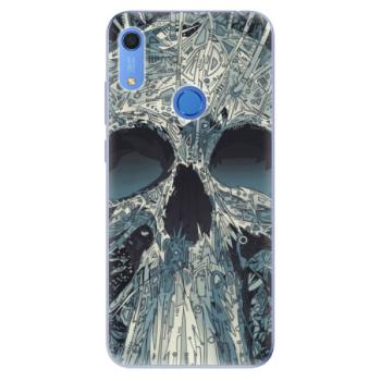 Odolné silikonové pouzdro iSaprio - Abstract Skull - Huawei Y6s